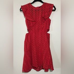 Bardot Red Dress